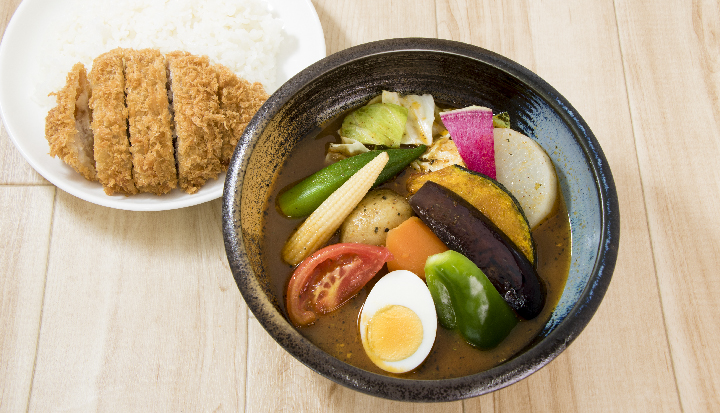 カレー食堂 心 揚げたてトンカツとたっぷり野菜のスープカレー