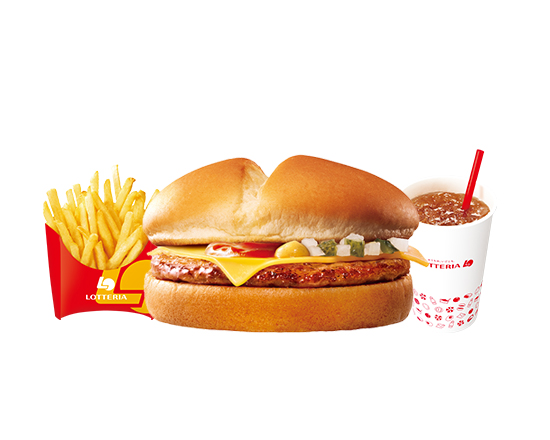 ロッテリア 【セット】チーズバーガー Cheeseburger Set
