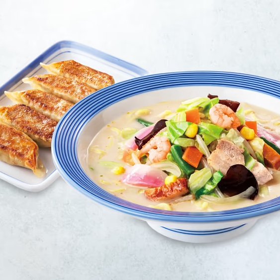 リンガーハット人気No.5 長崎ちゃんぽん　ぎょうざ5個セット