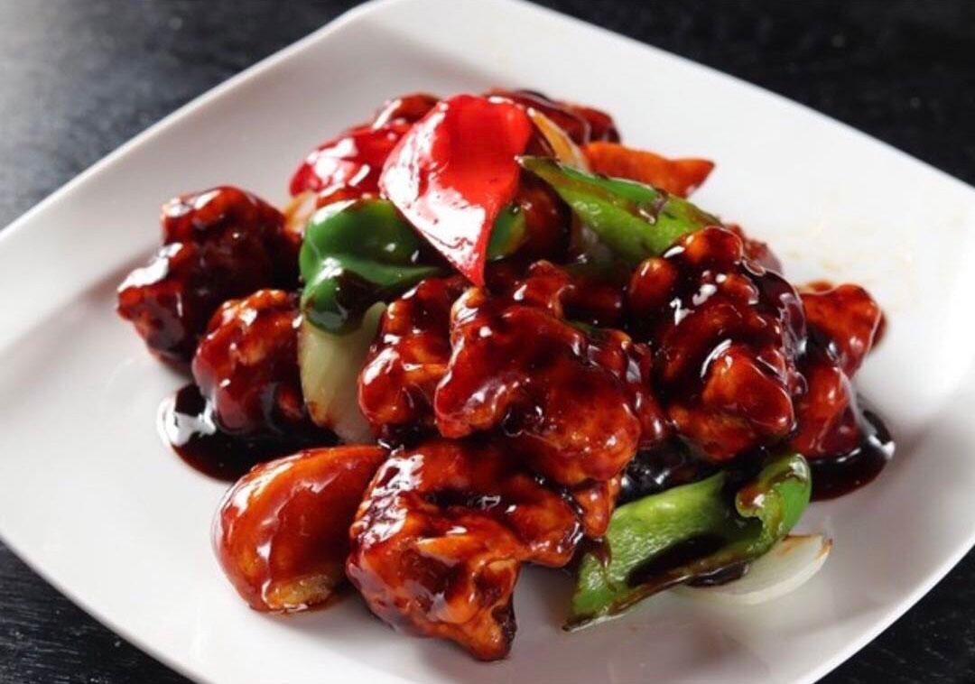 天鴻餃子房 黒酢の酢鶏