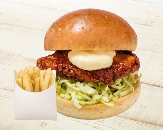 チョアチキン 【NEW】マーラーバーガーセット(ポテトSサイズ付き)