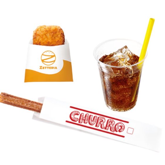 ゼッテリア ZETTERIA 【モーニングセット】チュロ（ホワイトシュガー） Churro(White Sugar) Set