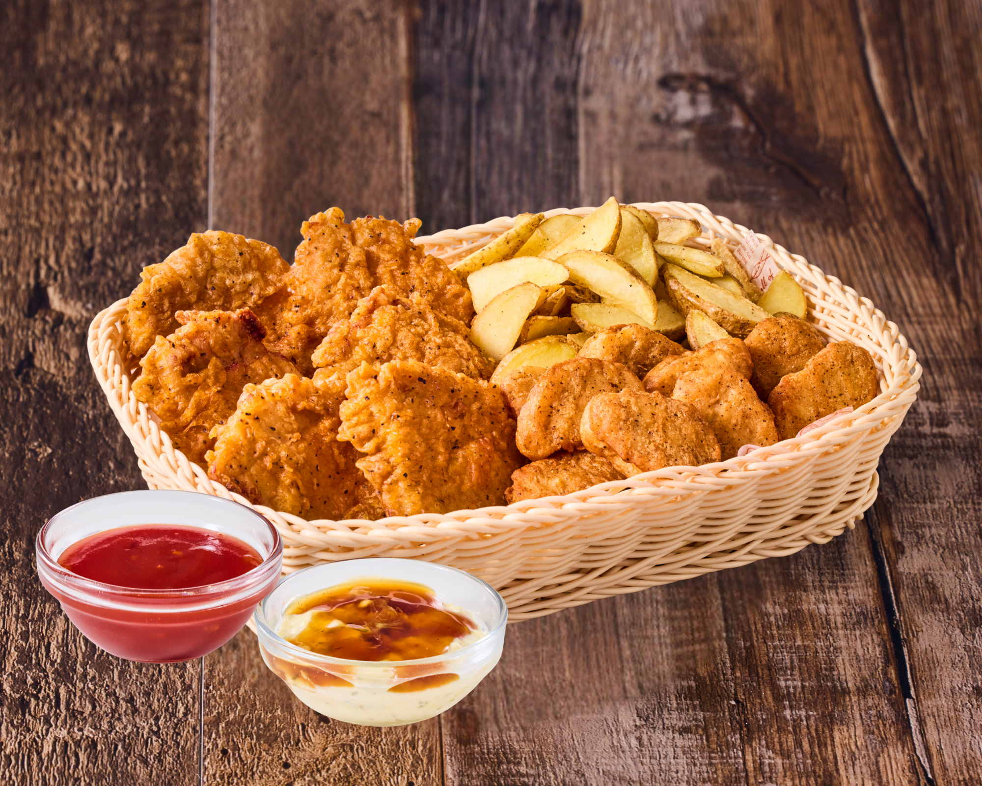 フレッシュネスバーガー スペシャルチキンBOX(ディップ付大)