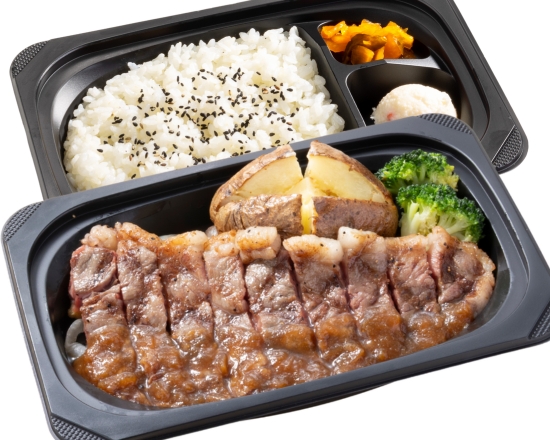 ステーキガスト 山形牛サーロインステーキ約200g弁当