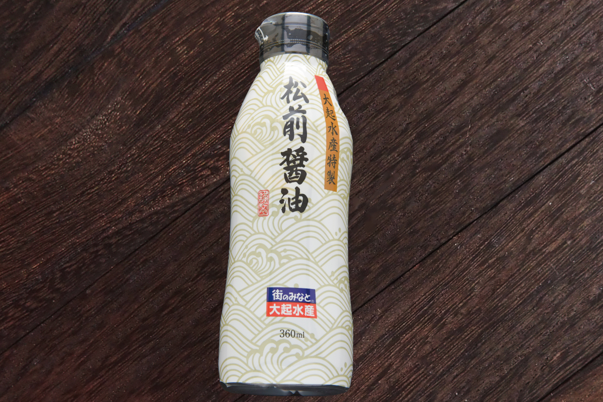 大起水産回転寿司 大起水産特製松前醤油【360ml】[Matsumae soy sauce]
