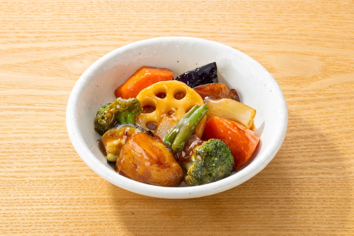 大戸屋 ミニ野菜の黒酢あん