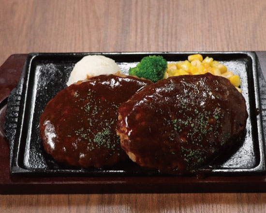 ハンバーグTERU F-1110】デミグラハンバーグステーキHamburg steak demi-glace sauce