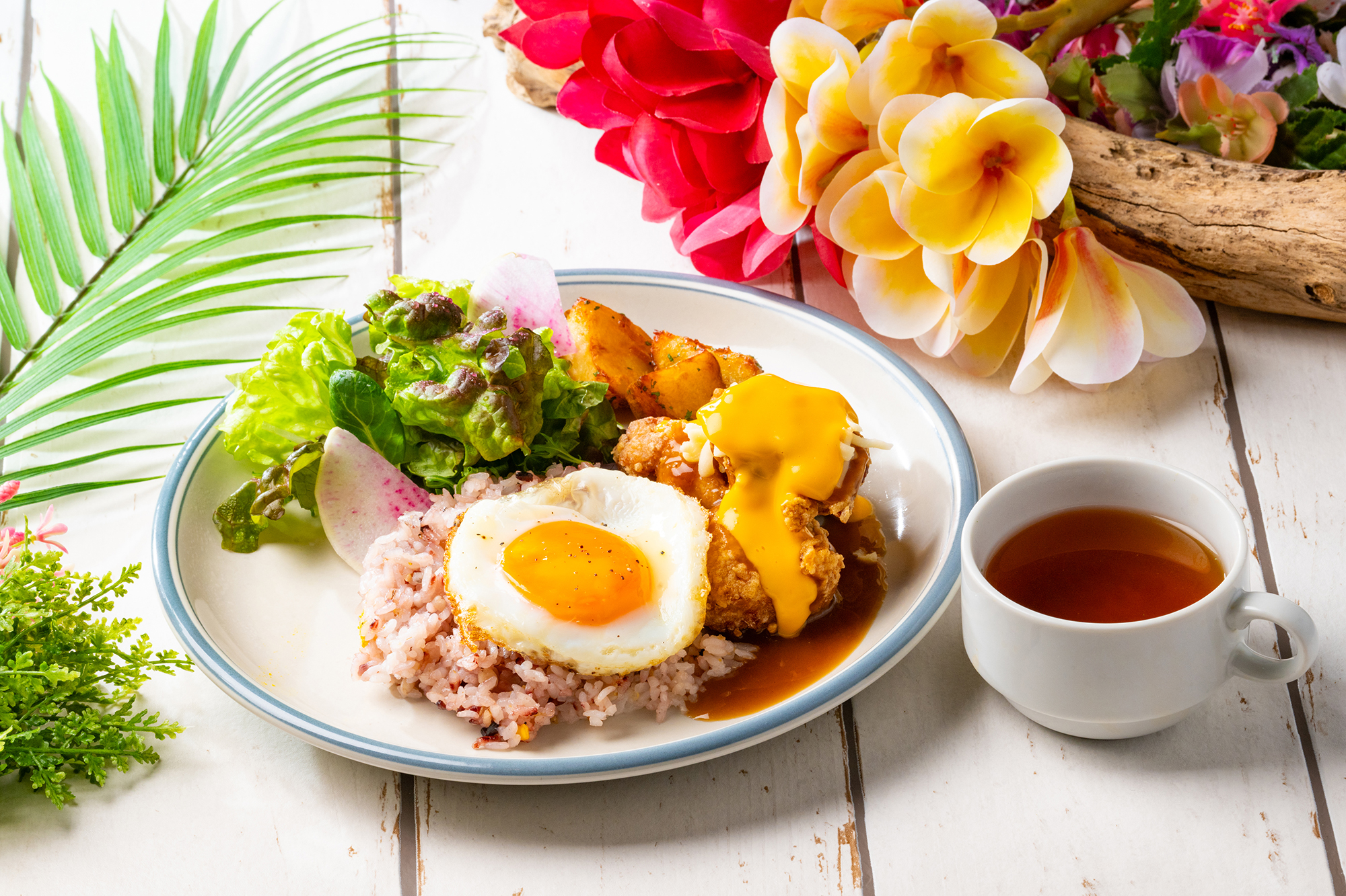 モアナキッチンカフェ モチコチキンWチーズソース