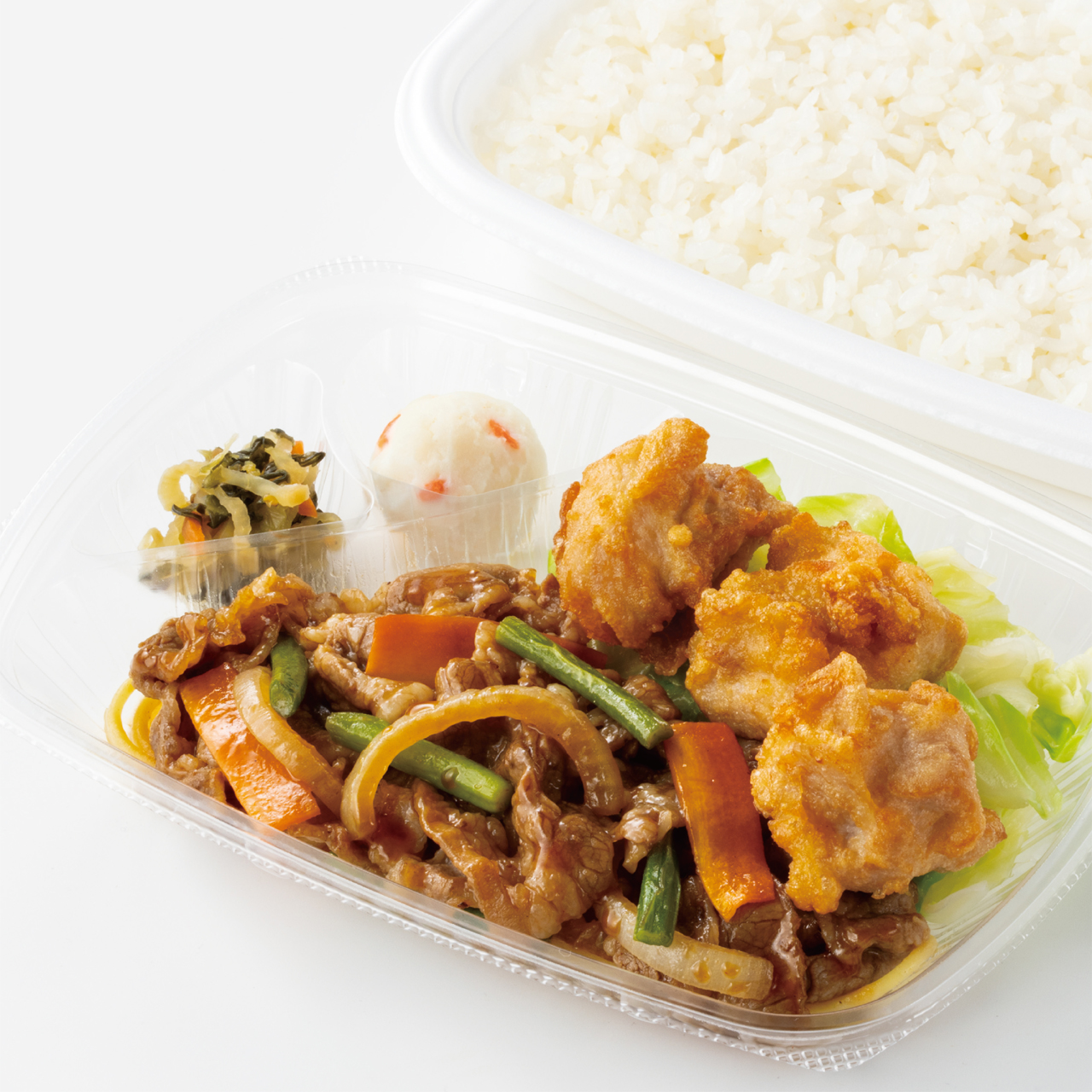 ほっともっと 牛焼肉＆から揚弁当