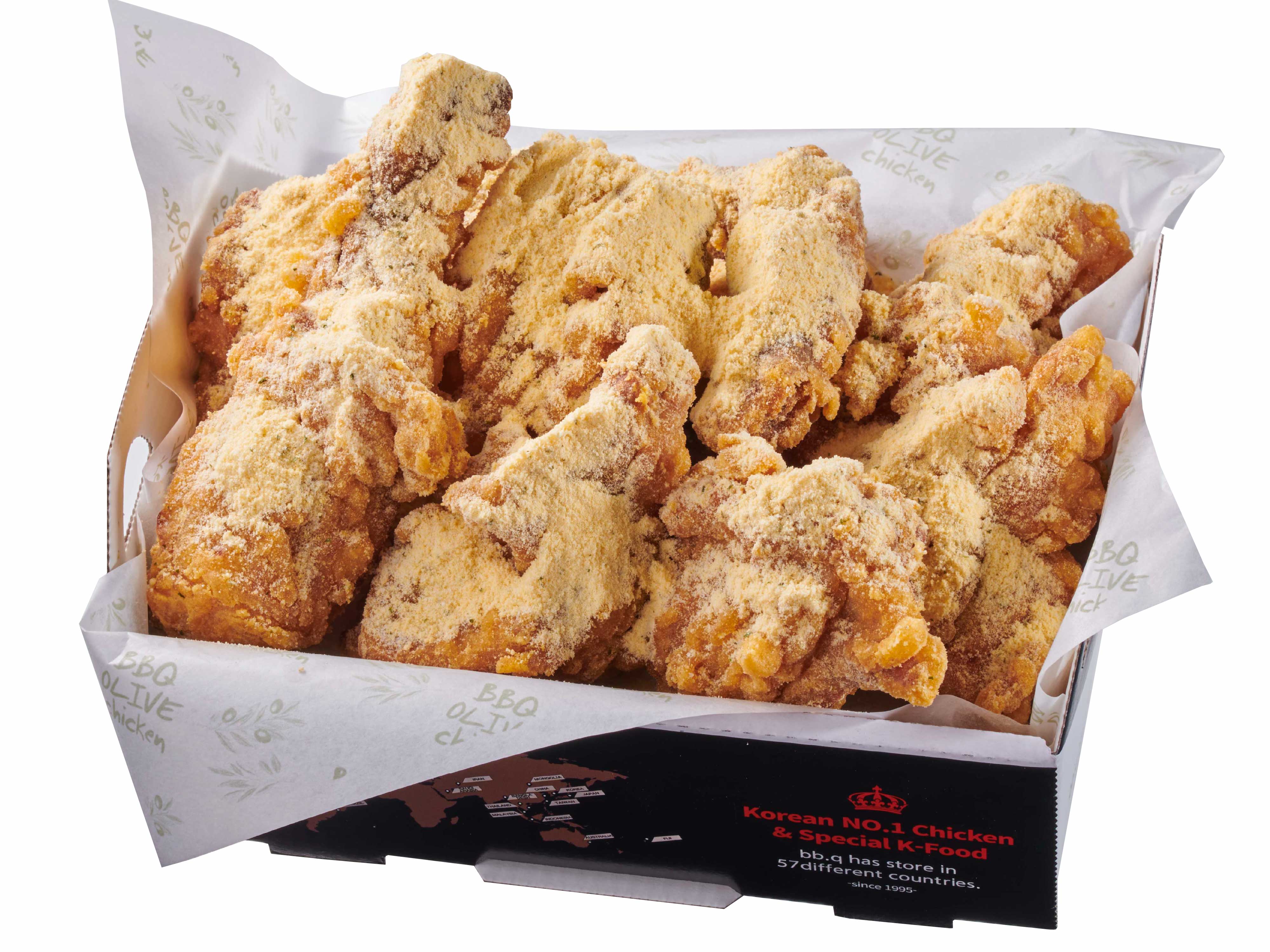 bb.qオリーブチキンカフェ 骨つきチーズリングチキン【ピクルス付】