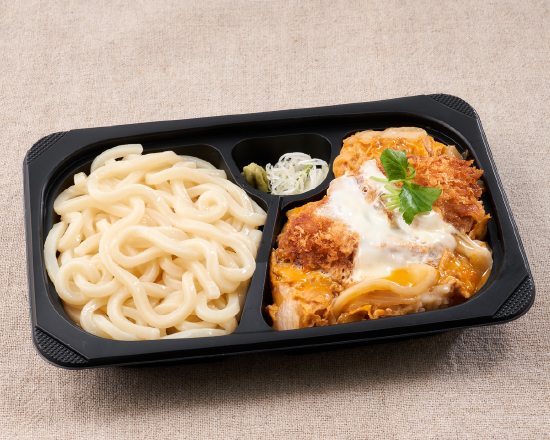 夢庵 お好み夢庵弁当(冷しうどん＆小ひれかつ丼)