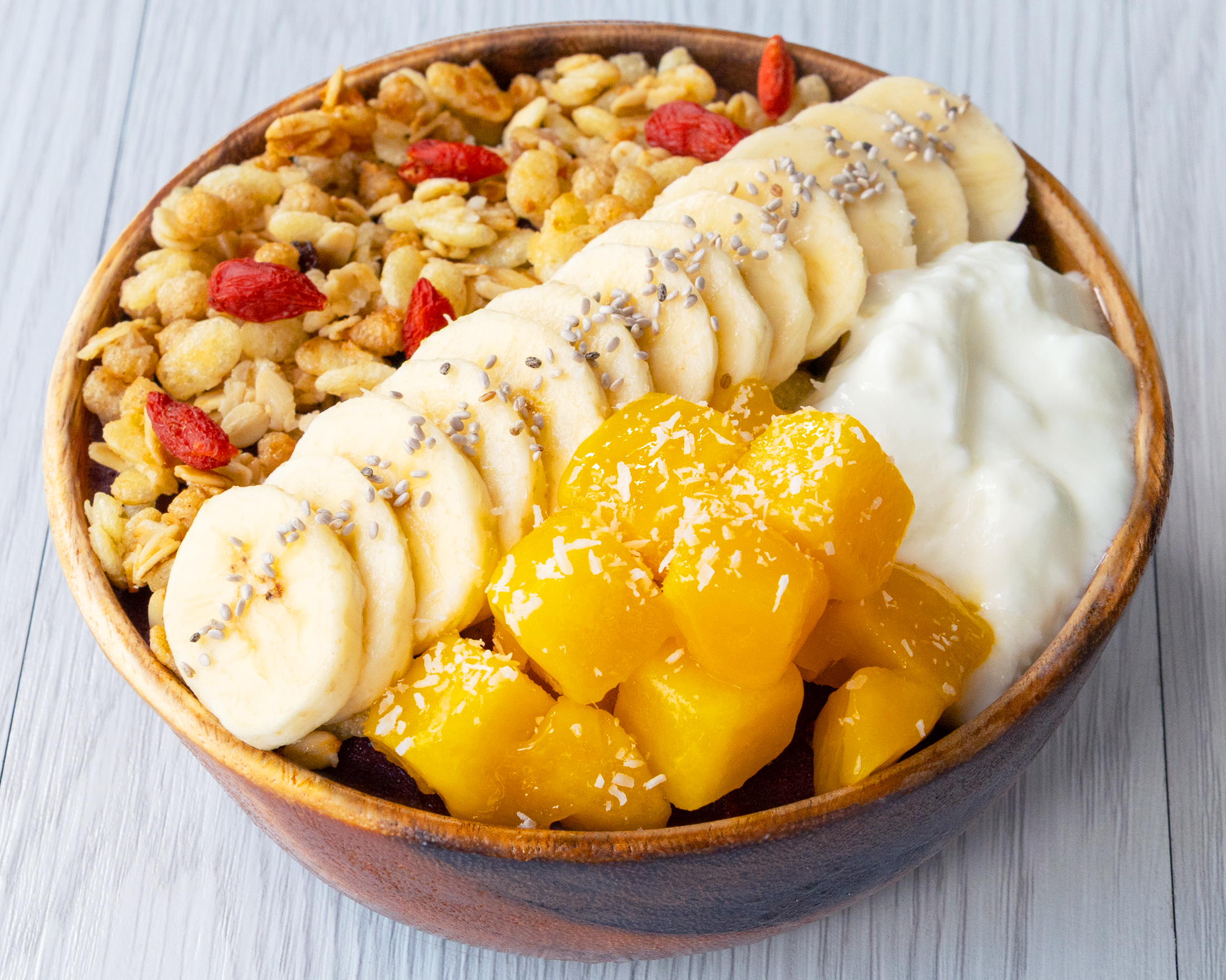 【フルーツたっぷりアサイーボウル】ワイキキ・ボウルズ 【Medium Size】マンゴーボウル【MB】