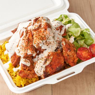 NY屋台メシ!!チキンオーバーライス人気No.2 【特盛り】チキンオーバーライス Big Chicken Over Rice