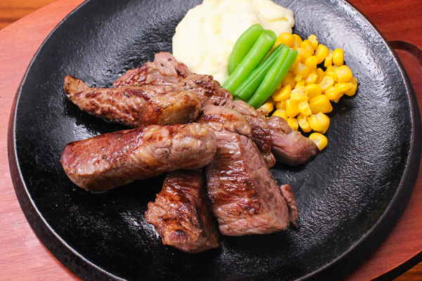 鉄板王国 ミックスカットステーキ150g Mix Cut Steak