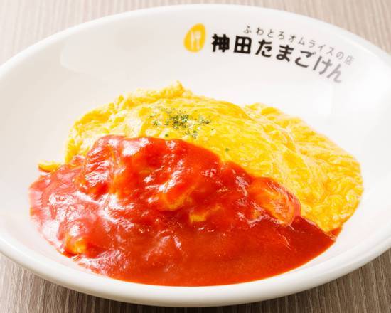 たまごけん トマトオム Tomato Sause Omelette Rice