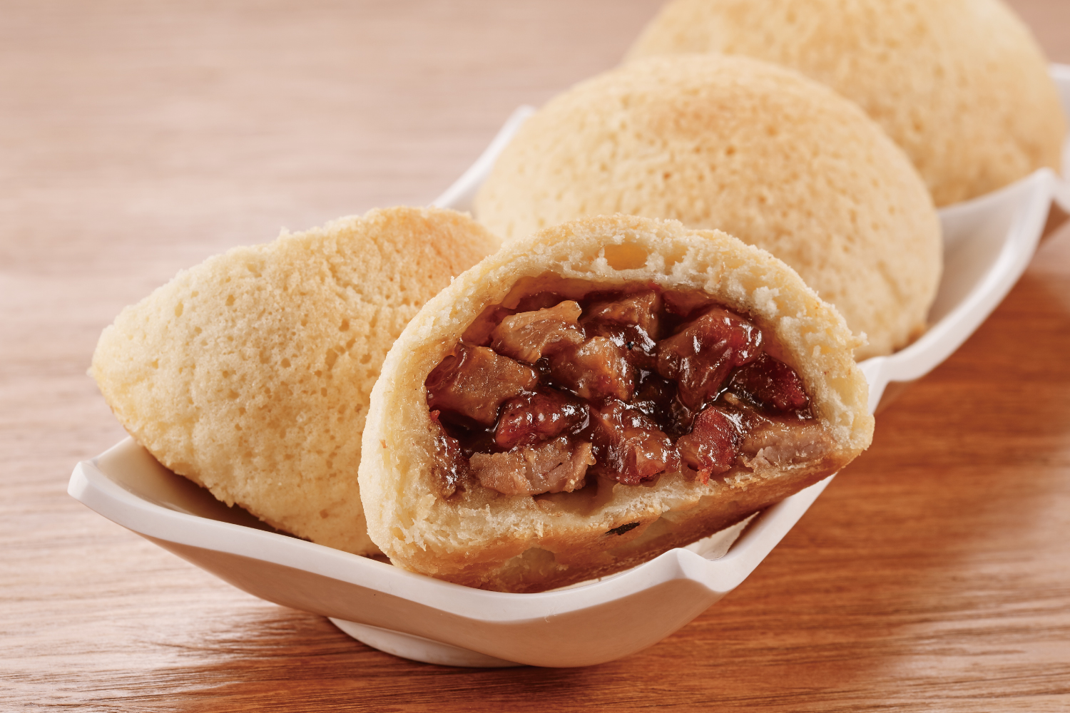 ティム・ホー・ワン(添好運)人気No.2 ベイクド チャーシューバオ(3個)