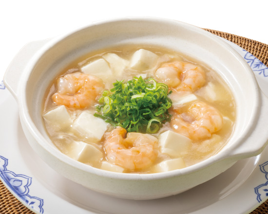 バーミヤン ぷりぷり海老と豆腐の旨塩煮