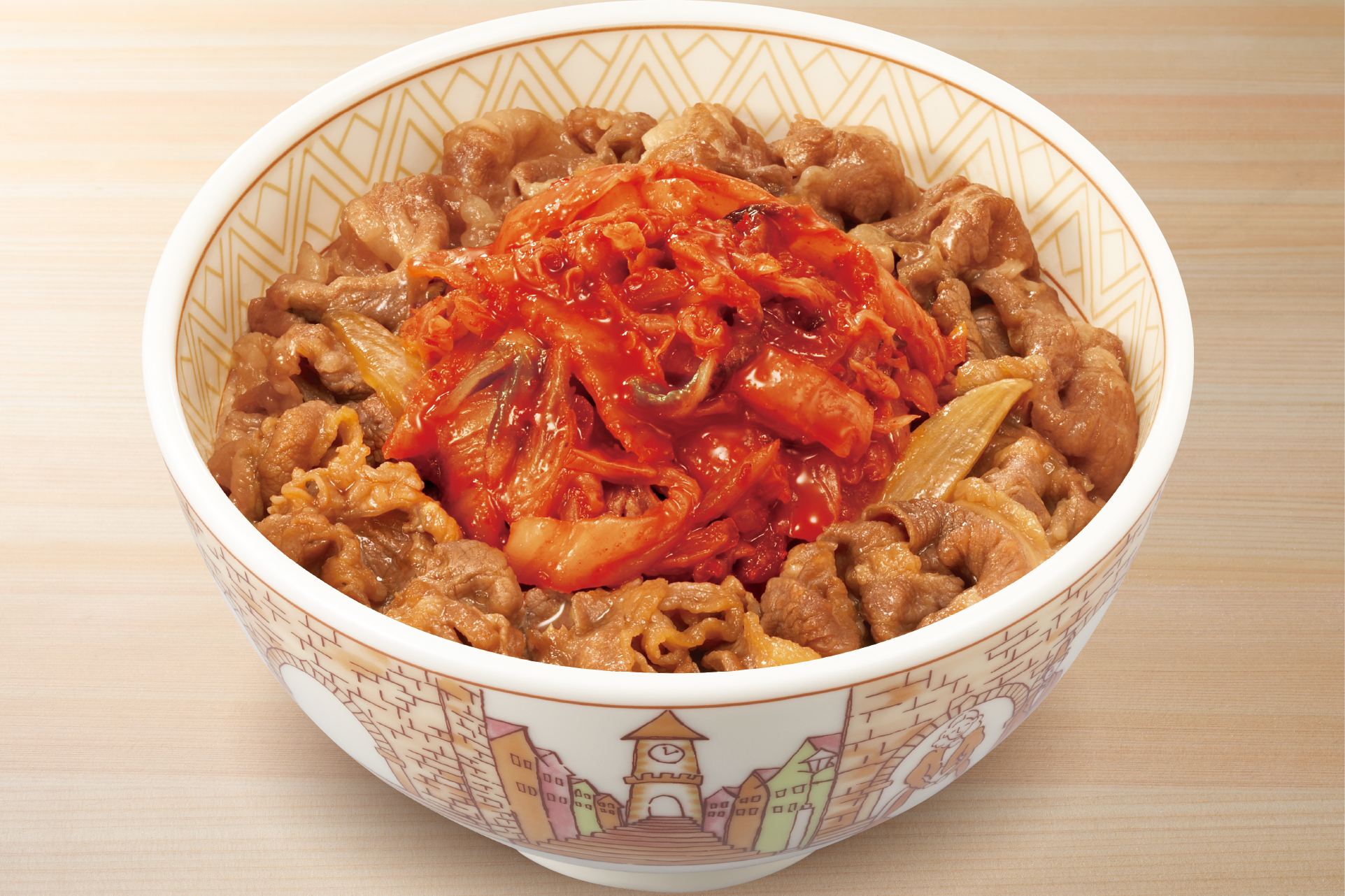すき家 キムチ牛丼