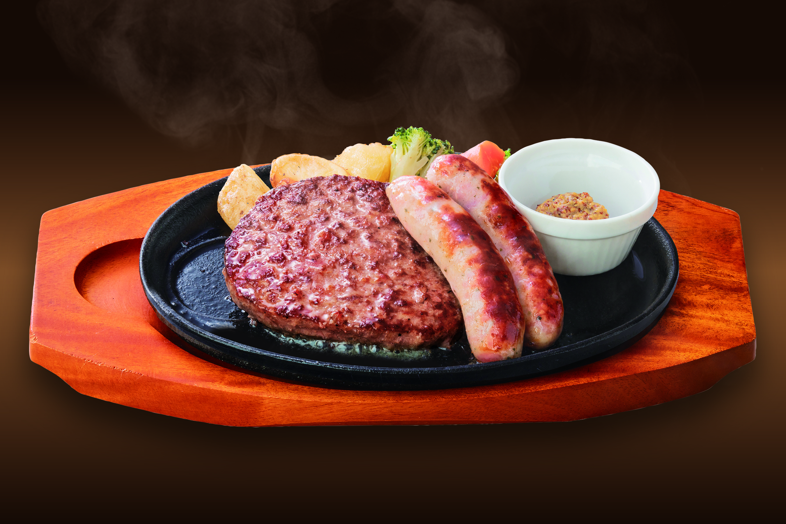 ステーキのどん 粗挽 180g＆ソーセージ