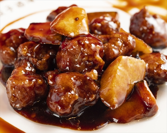 餃子酒場 黒酢酢豚