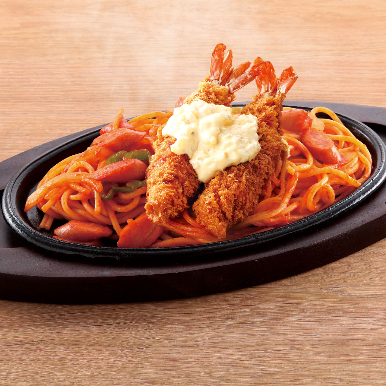 ピノキオ 海老フライナポリタン