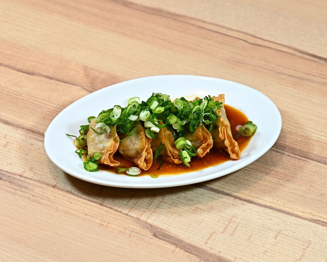 餃子食堂マルケン 揚げ餃子(5個)ぶっかけねぎ