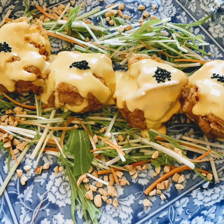 健康中華青蓮 海老のマンゴーマヨネーズソース