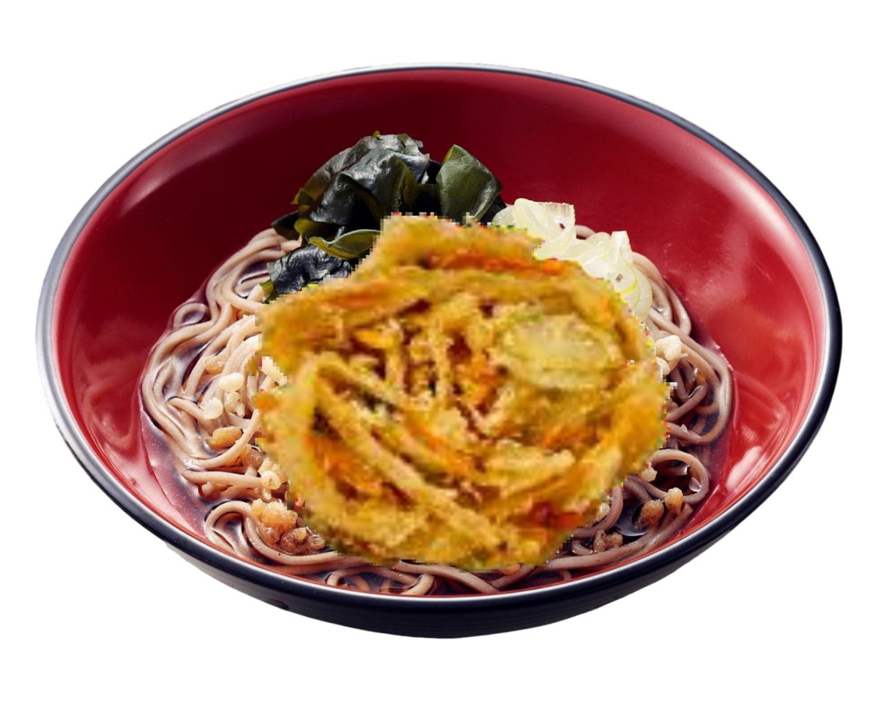 富士そば (冷)天ぷらそば 又は うどん (Cold) Tempura Soba/Udon