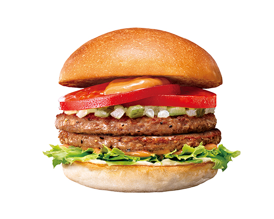 ゼッテリア ZETTERIA 【単品】ダブル絶品ビーフバーガー Double ZEPPIN(Supreme)Beef Burger