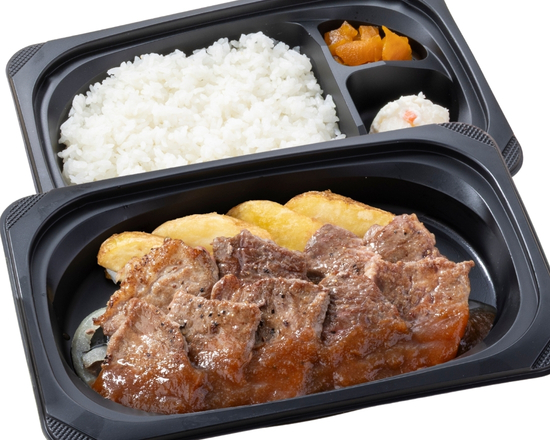 ステーキガスト やわらかカットステーキ約180g弁当