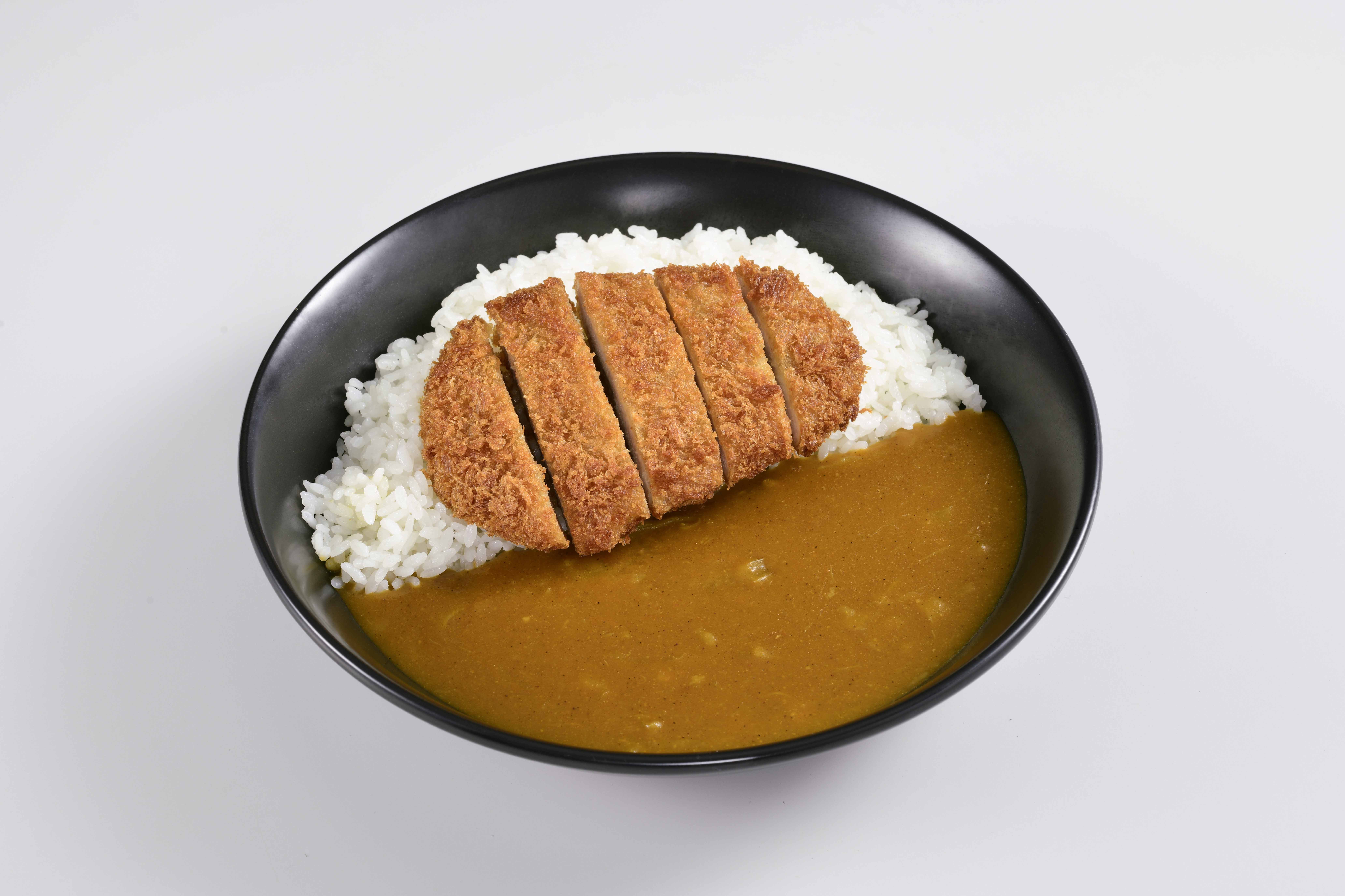 焼きロースカツカレー