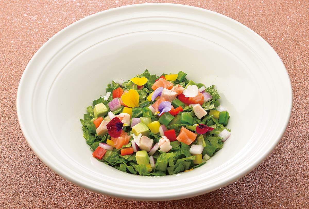 つるとんたん 名物 つるとんサラダ