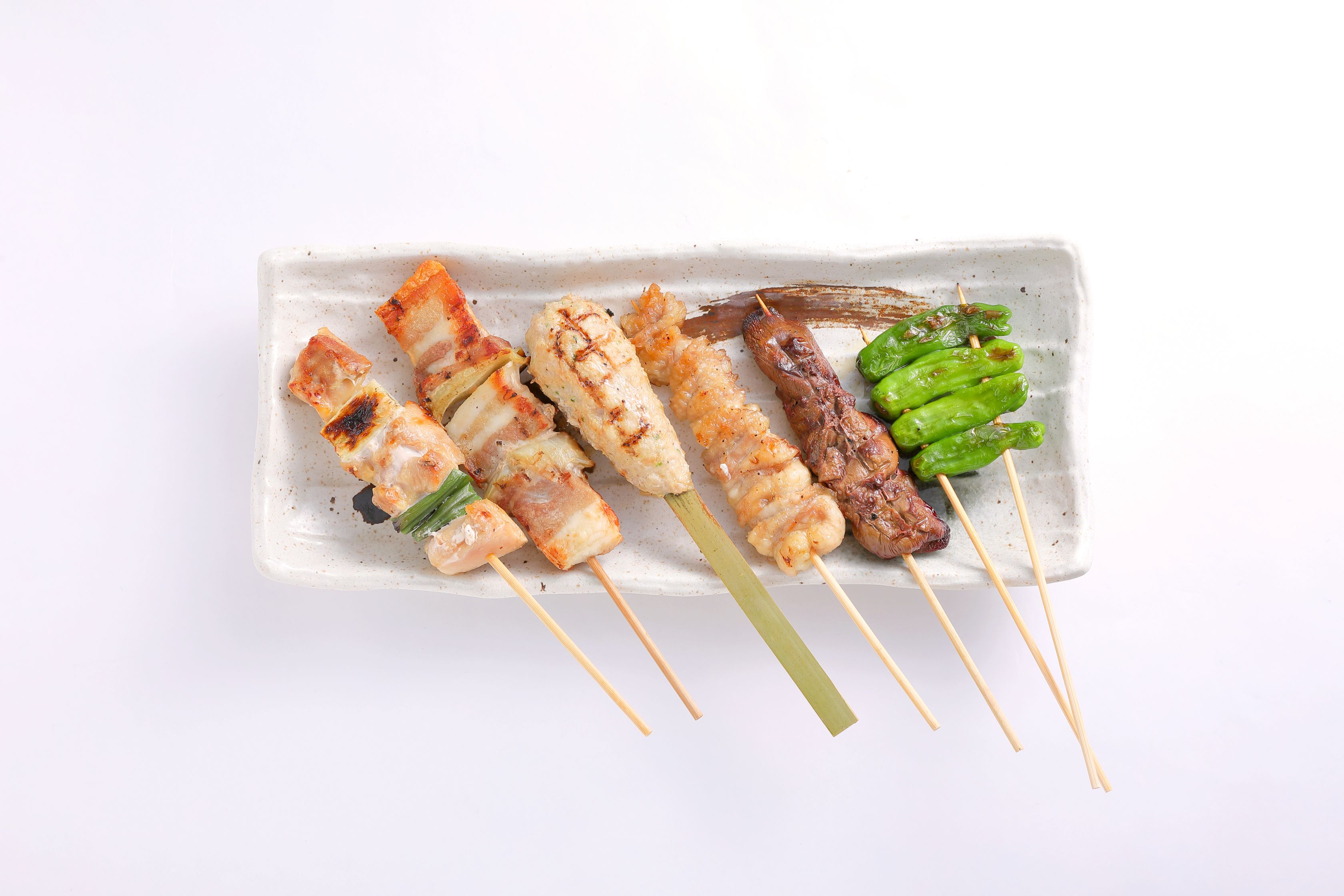 山の猿 焼鳥盛り合わせ 6本