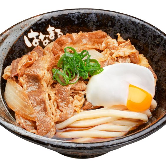 はなまるうどん人気No.1 牛肉温玉ぶっかけうどん