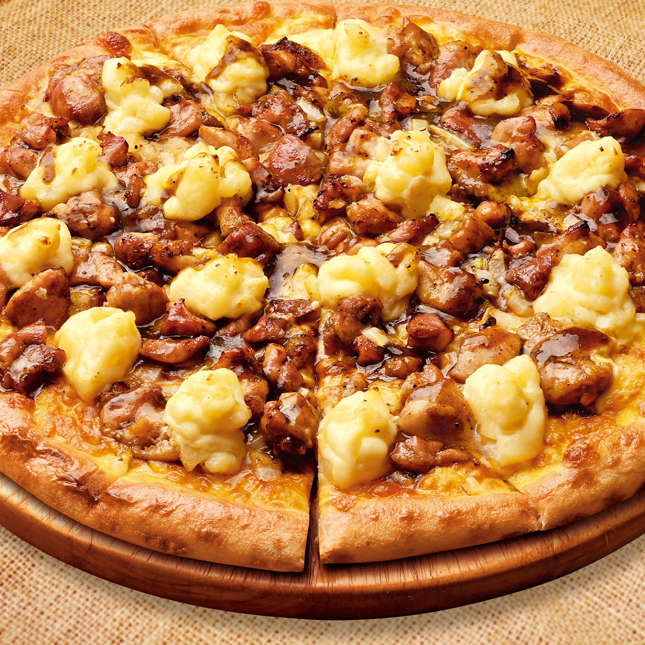 ピザ・サントロペ カリビアンジャークチキンピザ(チキン1.5倍)