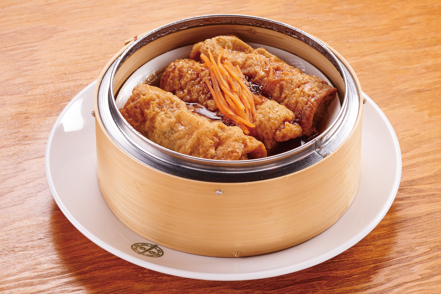 ティム・ホー・ワン(添好運) 湯葉巻きオイスターソース蒸し