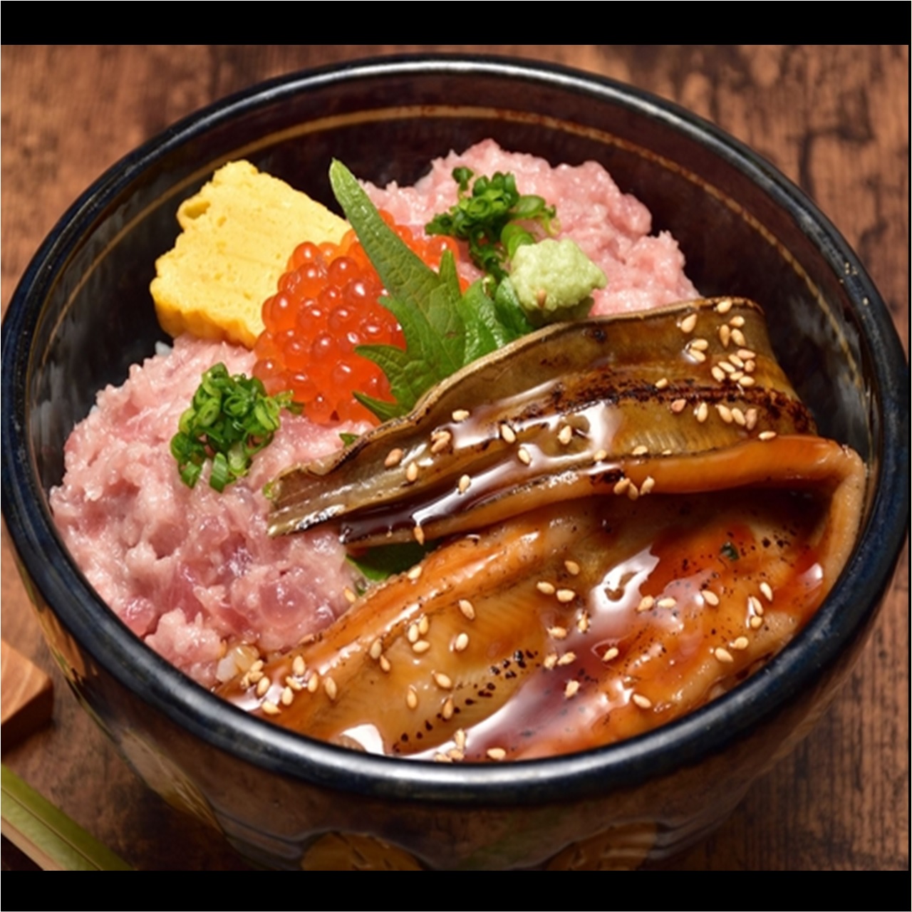 海鮮三崎港 ねぎとろと大あなご丼