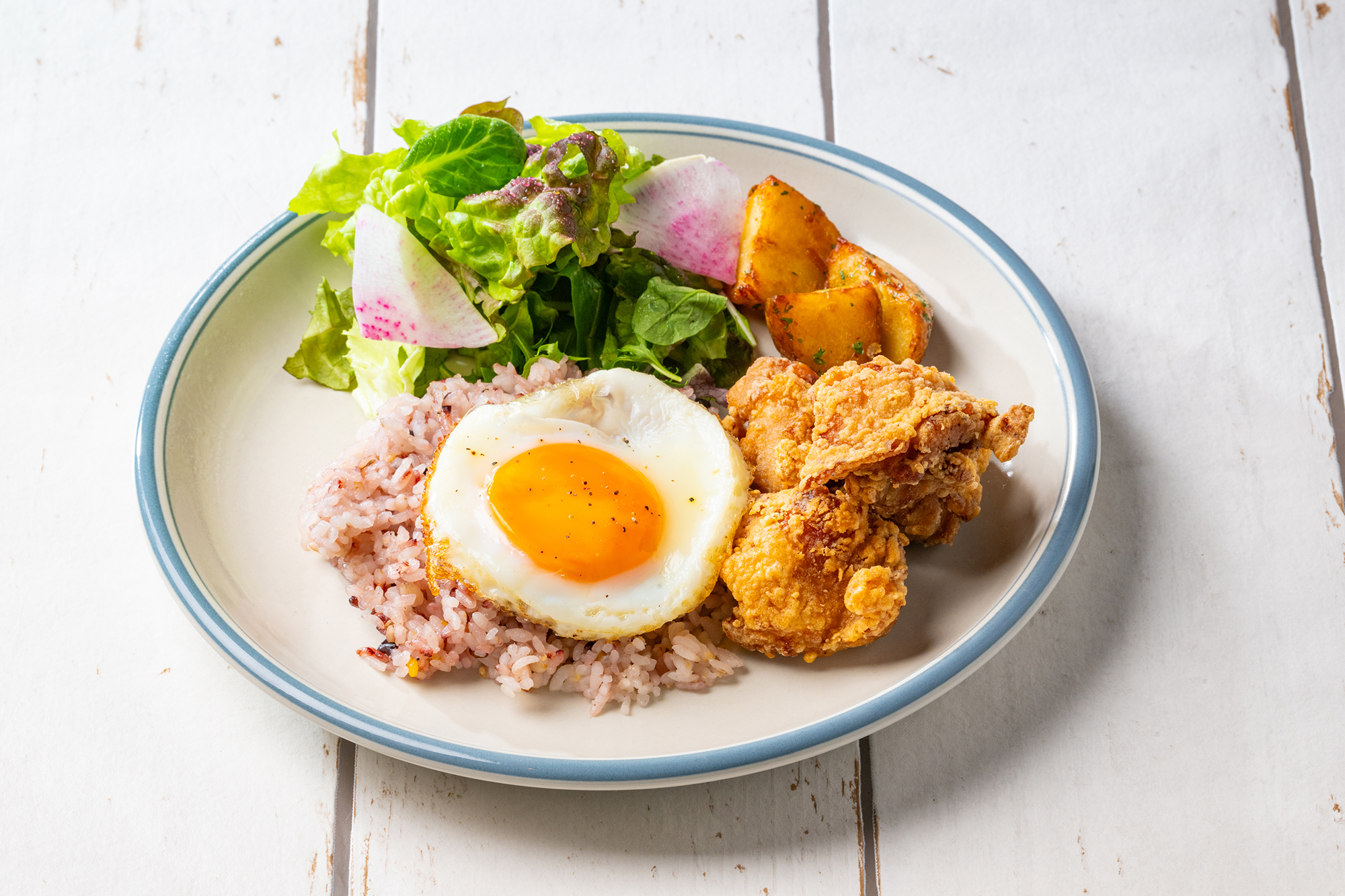 モアナキッチンカフェ モチコチキンプレート