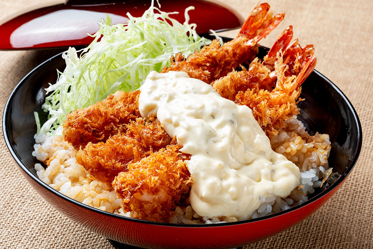 かつ丼屋 のぶお 海老タルタルたれかつ丼