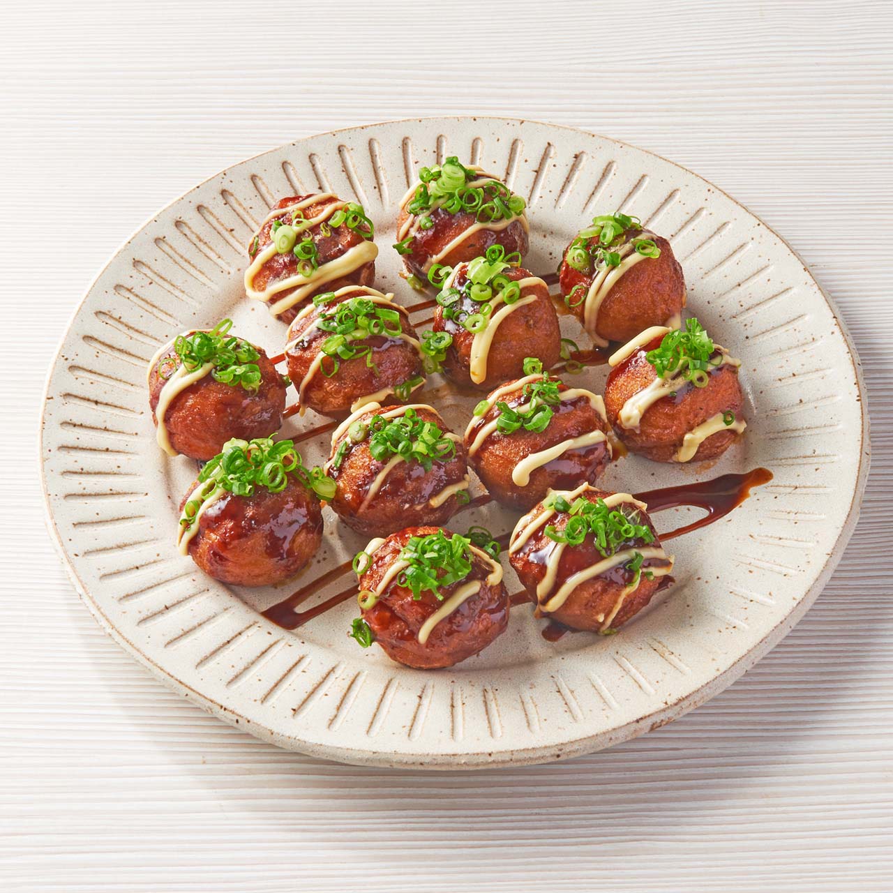 デリズ 揚げたてサクトロ大たこ焼き(12個)(マヨネーズ付)