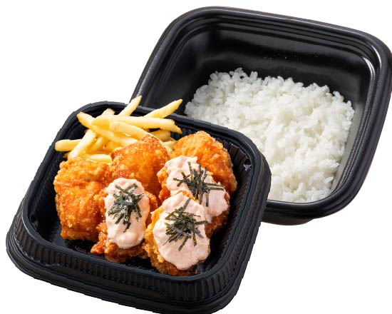 から好し 【キャベツをポテトに変更】”博多やまや”明太マヨ から揚げ合盛り弁当6個