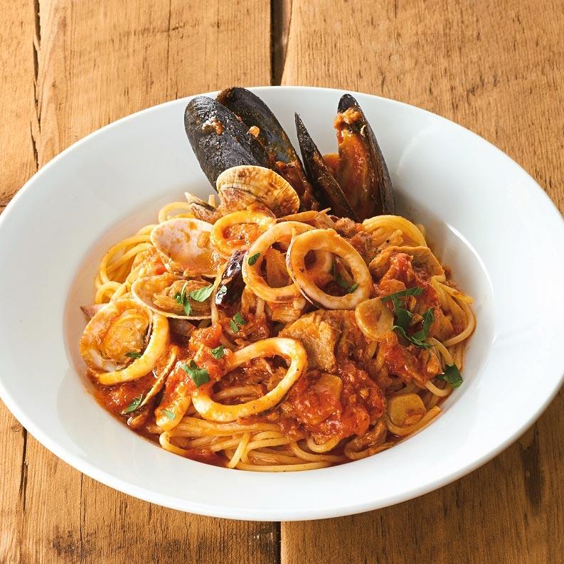 カプリチョーザ ペスカトーレ 漁師風トマトソース