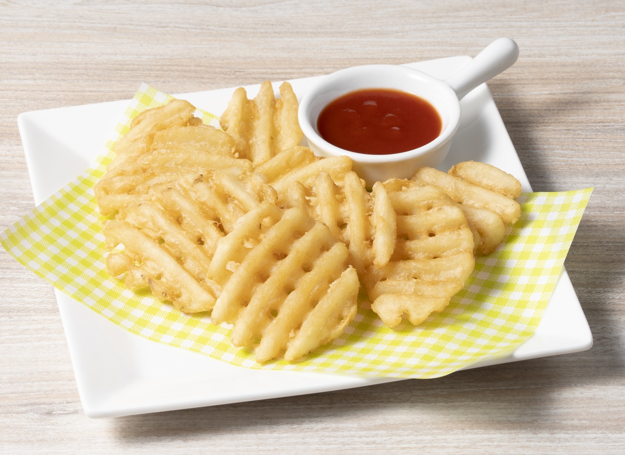 二段仕込み唐揚げ『鶏の福』 あみあみポテト