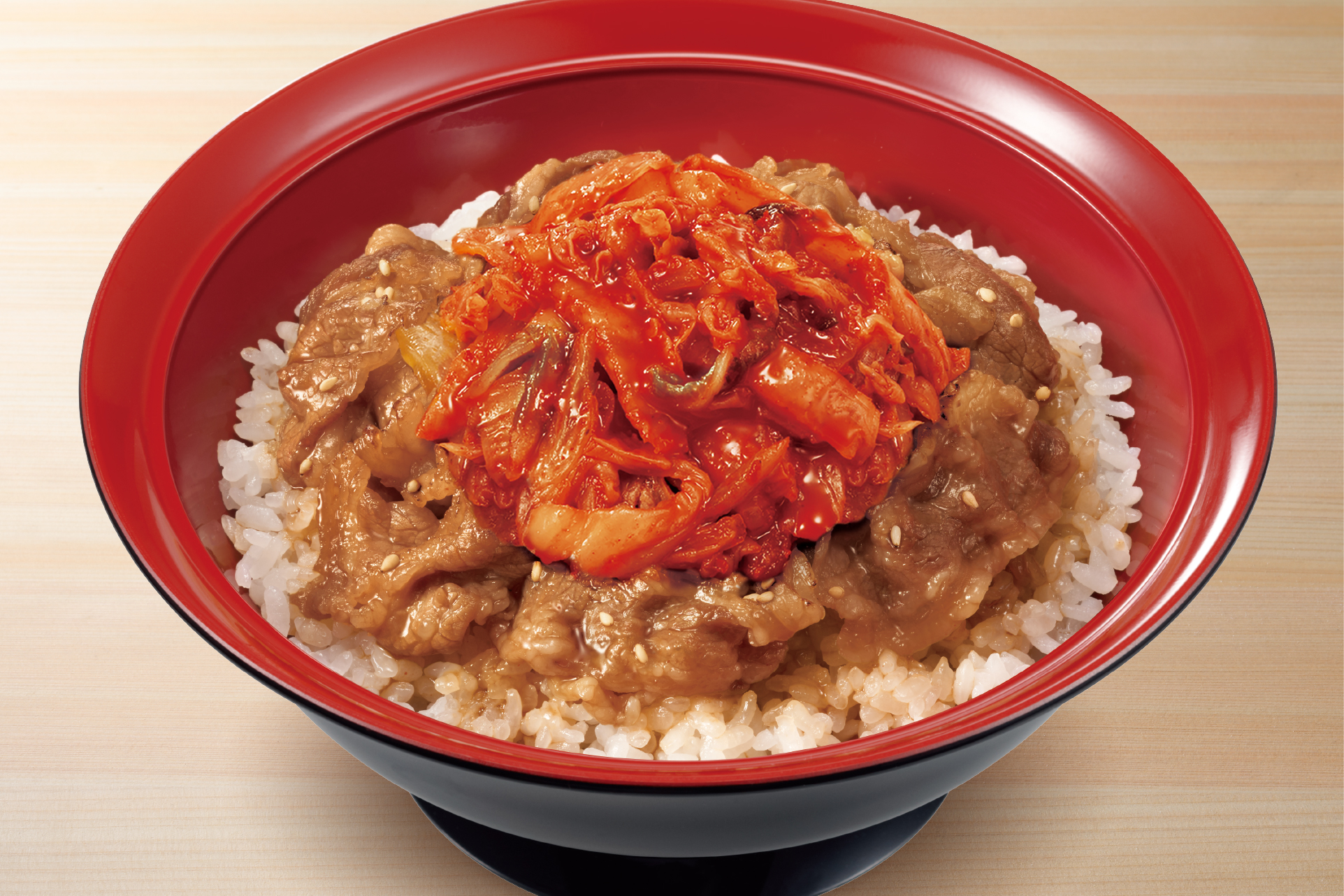 すき家 キムチ牛カルビ焼肉丼