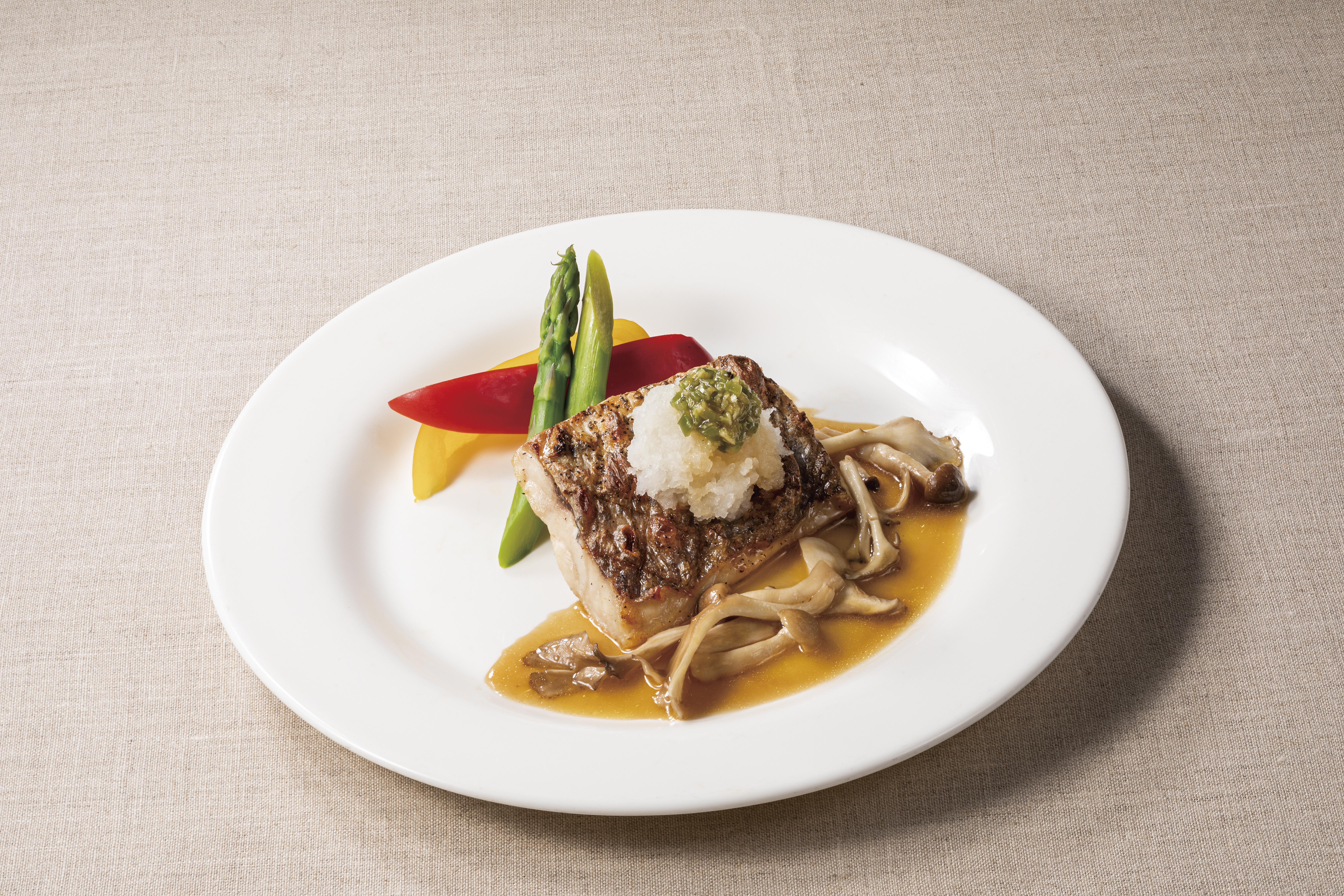 フォルクス 真鯛のグリル 和風バターポン酢