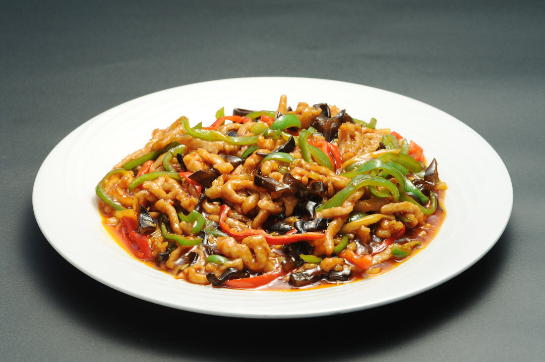 永利 豚肉細切りの四川風炒め