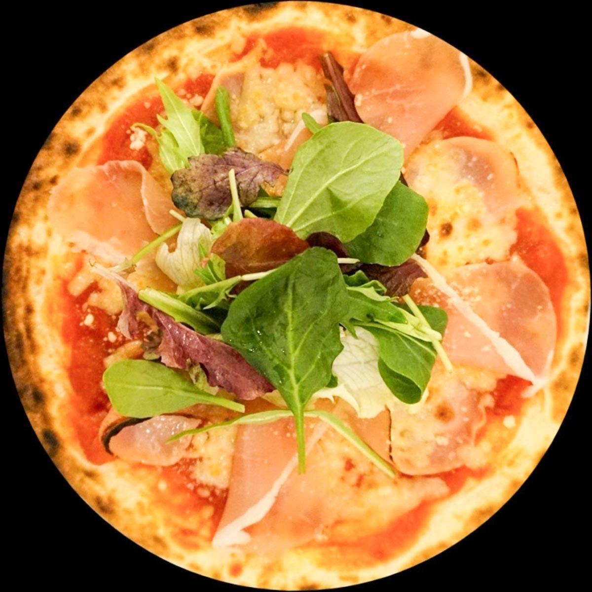 生ハムガーリックピザ