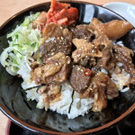 焼肉五苑 牛トロ筋すじ丼