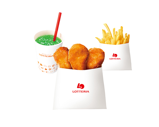 ロッテリア 【キッズセット】チキンからあげっとセット(選べるおもちゃつき) Chicken Nuggets Kids Set