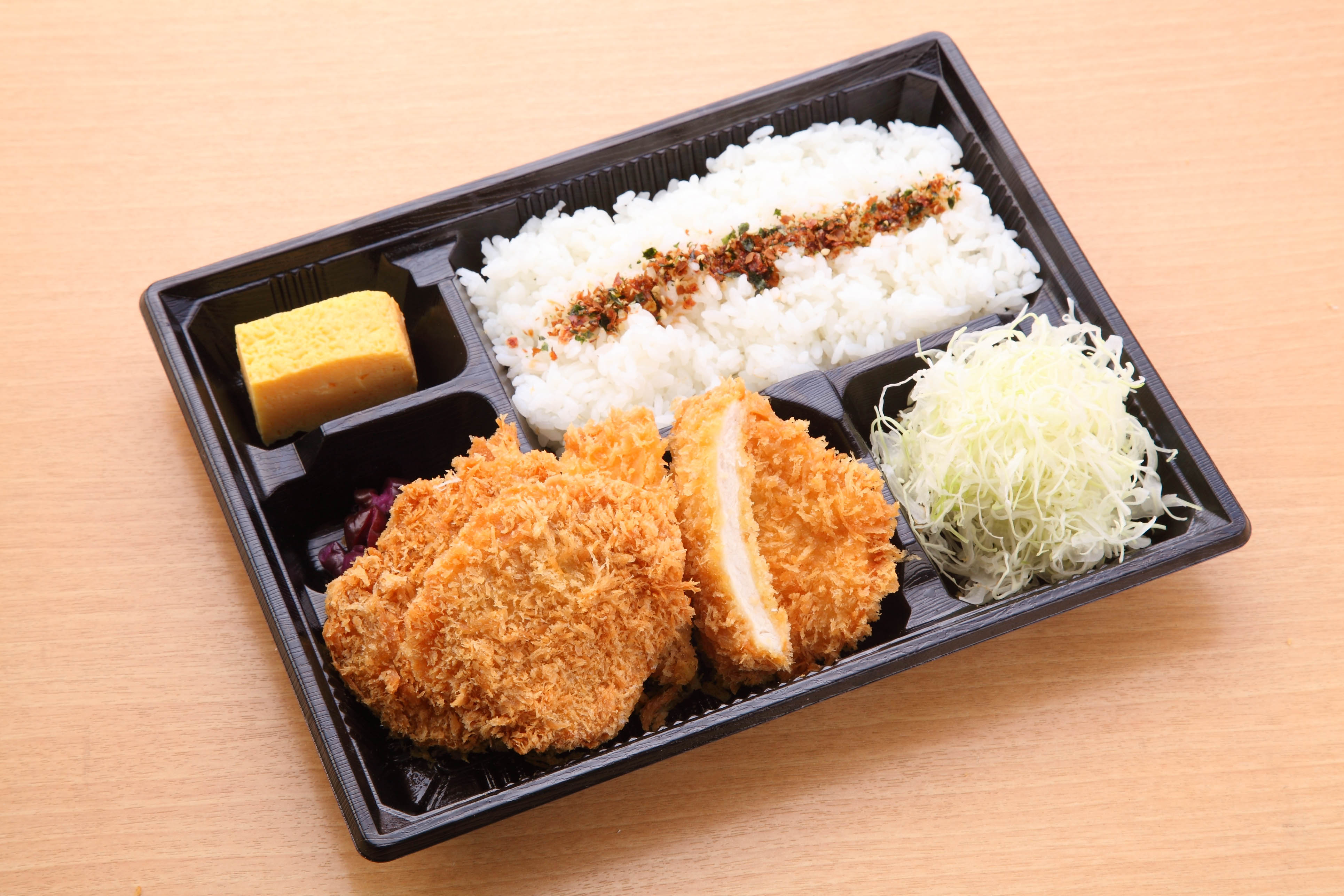 かつ麦 ヒレとチキンかつ弁当